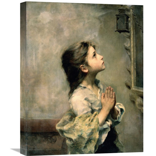 Global Gallery Girl by Roberto Ferruzzi Print on Canvas Wayfair